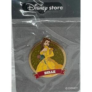 2003 Disney Beauty and the Beast Princess Swirl Series Belle Pin Open Edition